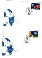 Ucraine 2006 -soccer, Set Of 2 FDC´s - 2006 – Duitsland