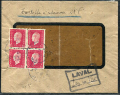 FRANCE - MARIANNE DULAC - N° 691 (4) / LR PROVISOIRE DE LAVAL LE 13/3/1945, POUR CHATEAU GONTIER - TB - 1944-45 Marianne Of Dulac