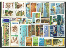 ILE NAURU. (Océan Pacifique) 36 Beaux Timbres Oblitérés,TOUS DIFFERENTS, Cote 27,00 € - Nauru