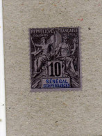 SENEGAL : Allégories, Timbres Des Colonies, Avec "SENEGAL Et DEPENDENCES" En Bleu Dans Le Cartouche - Nuevos