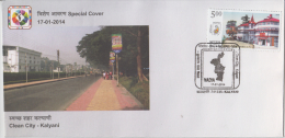 India 2014  Clean City - Kalyani Special Cover # 81151 - Cartas & Documentos