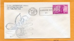 USS Archerfish SS-311 Submarine 1954 Cover - Sous-marins