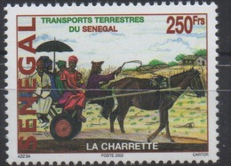 Sénégal 2002/2004 - 250 F Charrette Cart Pferdekarren Horse Cheval Chevaux Pferd Horses  ** MNH RARE Scarce - Kutschen