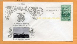 USS Bergall SS-320 Submarine 1953 Cover - Sous-marins