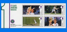 GB 2013-0031, Andy Murray Wimbledon Champion, MNH MS - Blocks & Kleinbögen