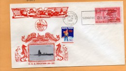 USS Dogfish SS-350 Submarine 1951 Cover - Duikboten