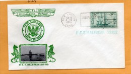 USS Halfbeak SS-352 Submarine 1953 Cover - Sottomarini