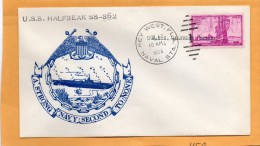 USS Halfbeak SS-352 Submarine 1954 Cover - Duikboten