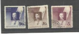 RUSSIE RUSSIA URSS  :   Y Et T    PA   No  46  47  48  (o) - Used Stamps