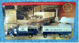 Werbetruck - Kulmbacher Nostalgietruck Krupp Titan  ,  Ca. 27 Cm  -  Neu - OVP - Camions