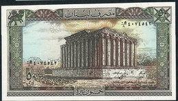 LEBANON  P65   50   LIVRES   1988    UNC. - Liban