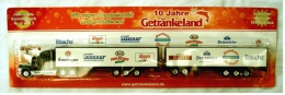 Seltener  Truck + Anhänger  Getränkeland Ca. 40 Cm - Neu , OVP - Camion