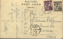 EGYPT DEFENSE 1958 ON CARD CAIRO - Storia Postale