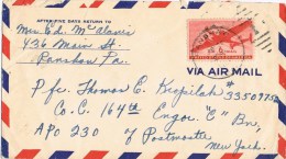 7126. Carta Aerea RANSHAW (Pa) 1947 - Brieven En Documenten
