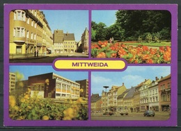 (1051) Mittweida / Mehrbildkarte / Pkw Skoda - N. Gel. - DDR - Bild Und Heimat - Mittweida