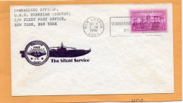 USS Burrfish SS-312 Submarine 1956 Cover - Sous-marins