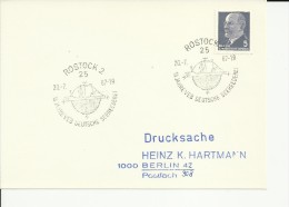 ALEMANIA DDR ROSTOCK NAVEGACION BARCO TRANSPORTE - Other & Unclassified