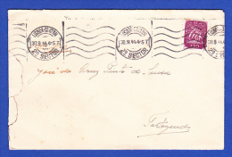 ENVELOPPE -- CACHET PARFAIT - LISBOA CENTRAL . 2ª SECTOR - 30.9.44 - Covers & Documents