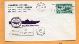 USSTigrone  SSR419 Submarine 1957 Cover - Sous-marins