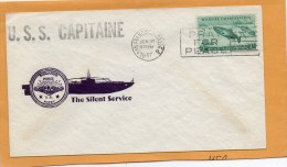 USS Capitaine Submarine 1957 Cover - Sous-marins