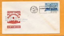 USS Carr SS-338 Submarine 1956 Cover - U-Boote