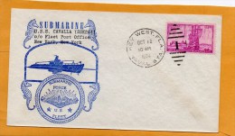 USS Cavlla SS-244 Submarine 1954 Cover - Submarines