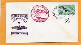 USS Salmon SS-573 Submarine 1954 Cover - Sottomarini