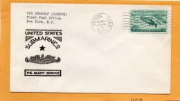 USS Seawolf SS-575 Submarine 1954 Cover - Sottomarini