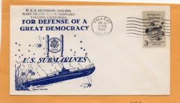 USS Grayback SS-574 Submarine 1958 Cover - Submarines