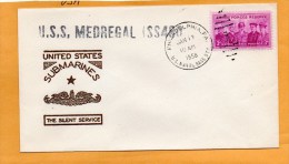 USS Medregal SS-400 Submarine 1956 Cover - Duikboten