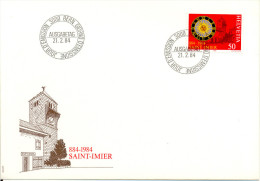 Suisse 1984 FDC " Cadran De Saint- Imier "  Yvert 1197 - Horlogerie