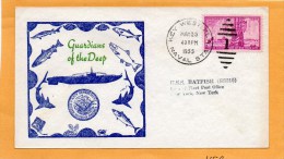 USS Batfish SS-310 Submarine 1955 Cover - Sottomarini