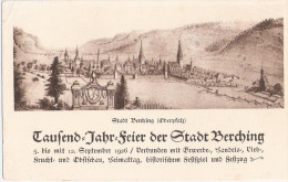 1000 Jahrfeier Der Stadt BERCHING Oberpfalz 5. Bis 12.9.1926 BEILNGRIES Gelaufen - Neumarkt I. D. Oberpfalz