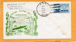 USS Angler SS-240 Submarine 1956 Cover - U-Boote