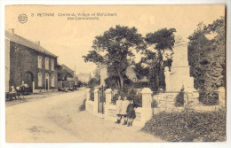 E2154 - Retinne - Centre Du Village Et Monument Des Combattants - Fléron