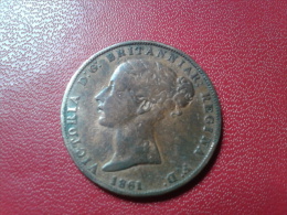 JERSEY : 1/26 OF SHILLING 1861 - Jersey