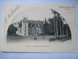 Ma Réf: 67-9-21.              SAINT-JULIEN-l´ARS.                  Le Château, Vue Prise Du Parc Au Sud-est. - Saint Julien L'Ars