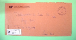 French Guyana 1985 Registered Cover To Amsterdam Holland - Brieven En Documenten