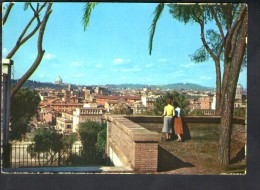 L1358 Roma ( Rome, Italy ) Panorama Dal Colle Palatino Con Coppia, Couple, Pair - GEB/FUD - Multi-vues, Vues Panoramiques