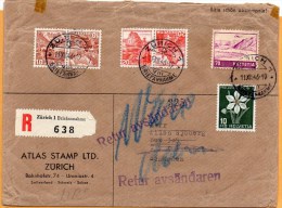 Switzerland 1946 Cover Returned - Cartas & Documentos