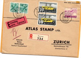 Switzerland 1947 Cover - Lettres & Documents