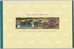 New Zealand 1996 Racehorses Prestige Mint Booklet - Carnets