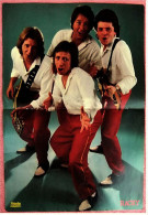 Kleines Musik Poster  -  Gruppe Racey -  Von Pop-Rocky Ca. 1982 - Plakate & Poster