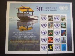 UN 2012 30 YEARS LAW OF THE SEA   MNH **   (GROEN102-19-1285) - Blocks & Sheetlets