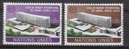 Nations-Unies Genève N° 37 à 38 * - Unused Stamps