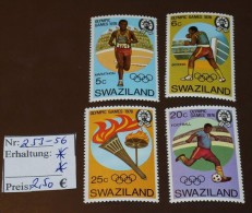 Swaziland  Olympia   253-56   ** Postfrisch MNH  #3631 - Swaziland (1968-...)