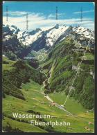 WASSERAUEN Flugaufnahme Talstation Ebenalpbahn Seilbahn Weissbad 1973 - Weissbad 