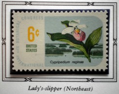 UNITED STATES USA BOTANICAL SERIES LADY'S-SLIPPER (NORTHEAST)  6 C 1969 MNH - Unused Stamps