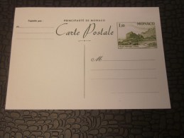 Principauté De Monaco Entiers Postaux Carte Postale Palais Princier XVIIe Siècle Neuf** Monte-Carlo - Ganzsachen