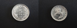 1983 - 5 LIRA TURQUIE - Turquia